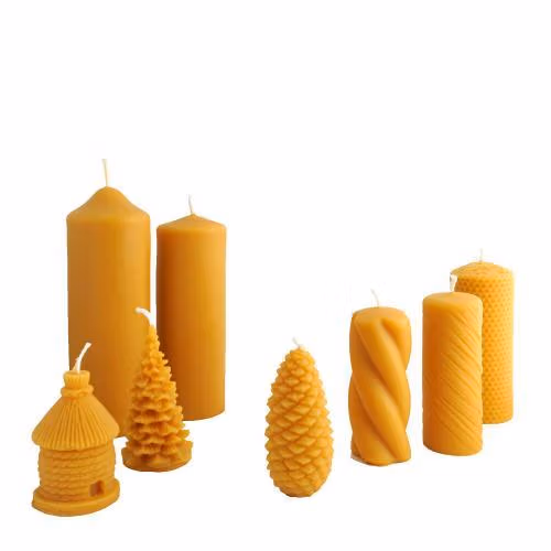 Bougies en cire d'abeille