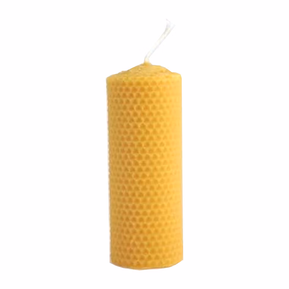 BOUGIE ALVÉOLÉE À LA CIRE D'ABEILLE
