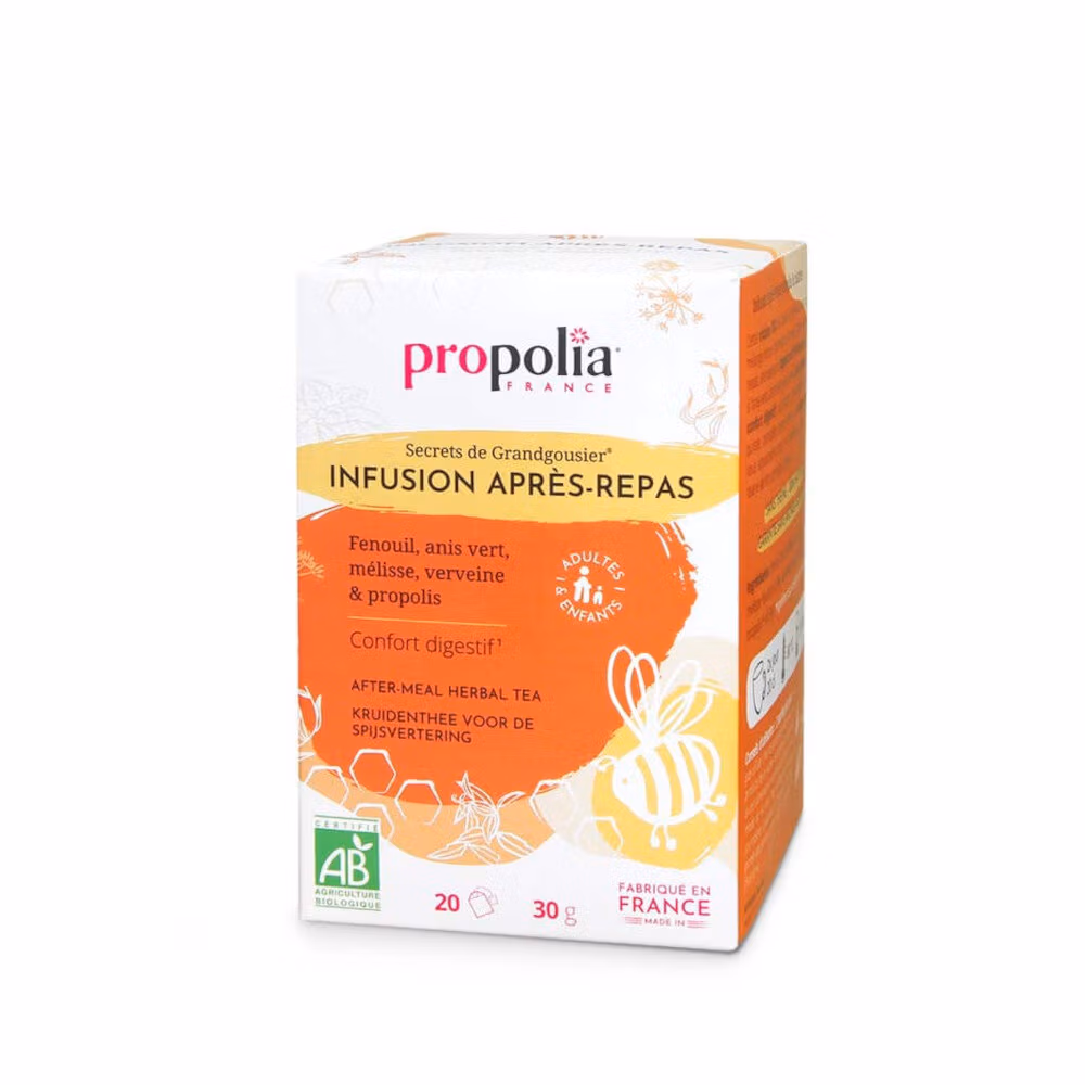 INFUSION APRÈS-REPAS A LA PROPOLIS