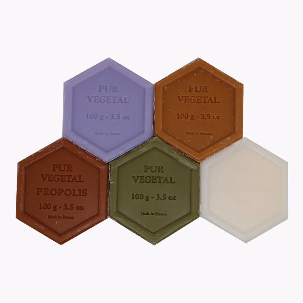 Savon Végétal au Miel - Propolis - Lavande - huile d'Olive - Gelée Royale